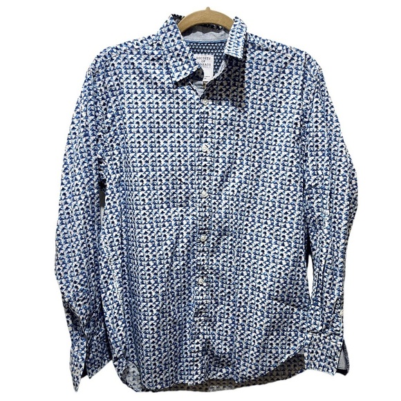 Society Of Threads Other - Society of Threads Men’s Slim Geometric Design Long Sleeve Button Shirt Size M